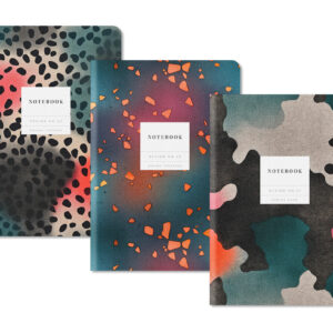 Kaleido Set No.8 3 Pack Stitched Notebooks (A5 Mini)