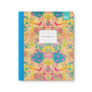 Neon Floral Ornate Garden Exercise Book (8x10)